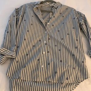 Madewell pattern button down size xs, NWT